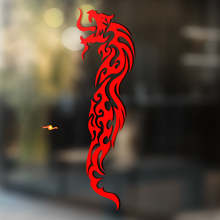 Fire Dragon Tribal Style Universal Vinyl Decal Sticker_2