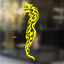 Fire Dragon Tribal Style Universal Vinyl Decal Sticker_4