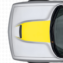 Blackout Hood Vent Vinyl Decal for Dodge Challenger 2015+_6