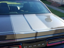2015 & Up Dodge Challenger 16 piece  392 Style Rally Stripe Sticker Decal Kit 2