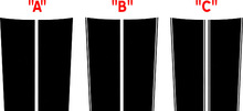 2015 & Up Dodge Challenger 16 piece  392 Style Rally Stripe Sticker Decal Kit 3