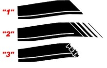 Classic Style Side Stripe Kit Vinyl Decal Sticker for Dodge Challenger 3