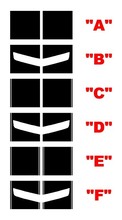 2010 & Up Chevrolet Camaro Pace Car Style Rally Stripe Kit 3