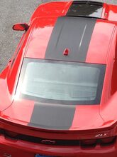 2010 & Up Chevrolet Camaro ZL1 Style Hood, Roof, Trunk & Spoiler Stripe Kit 2