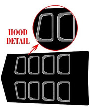 2010 & Up Chevrolet Camaro Hot Wheels Style Rally Stripe Kit with front & rear fascia Blackouts 3