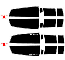 2010 - 2013 Chevrolet Camaro Factory Style Rally Stripe Kit 2