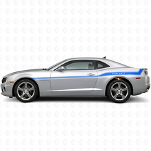 Custom Curved Outline Side Stripes Vinyl Decal Kit for Chevrolet Camaro 2010-15_2