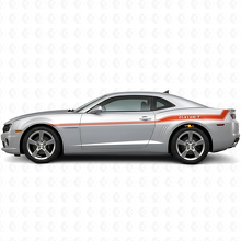 Custom Curved Outline Side Stripes Vinyl Decal Kit for Chevrolet Camaro 2010-15_4