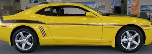 Y Sport Stripes Side Hood Vinyl Decal Sticker for Chevrolet Camaro 2010-2024