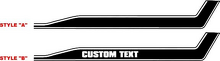 Y Sport Stripes Side Hood Vinyl Decal Sticker for Chevrolet Camaro 2010-2024_2