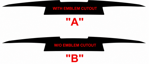 Extended Rear Blackout Panel Trunk Vinyl Decal Sticker for Chevrolet Camaro 2016-2024