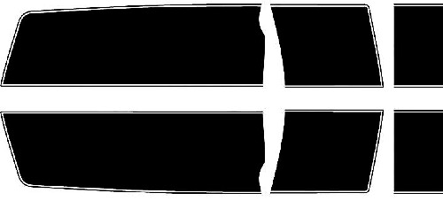 2010 Chevrolet Camaro Bumble Bee Style, Extended Length Rally Stripe kit Vinyl Decals Stickers 