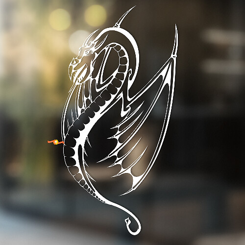 Fantasy Dragon Universal Vinyl Decal Sticker