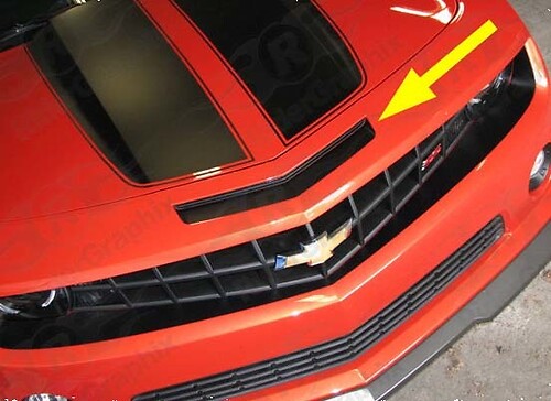 2010 Chevrolet Camaro SS Intake Blackout Sticker Decal kit