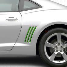 Blackout Rear Quarter Panel Stripes Vinyl Decals Kit for Chevrolet Camaro 2010-2015_3