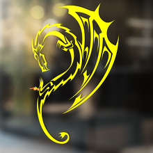 Fairytale Huge Wings Dragon Universal Vinyl Decal Sticker_4