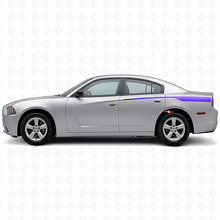 Tapering Stripe Rear Side Vinyl Decal for Dodge Charger 2011-2014_2