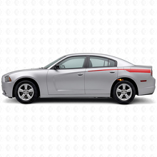 Tapering Stripe Rear Side Vinyl Decal for Dodge Charger 2011-2014_3
