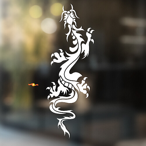 Crouching Dragon Universal Vinyl Decal Sticker