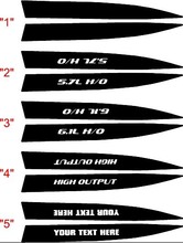 2006-2010 Charger SRT Hood  Side Spear Decal Kit 2