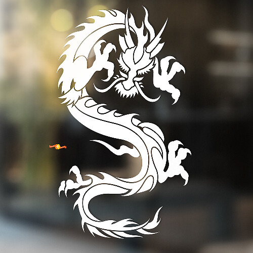 Sharp Claws Dragon Asian Style Universal Vinyl Decal Sticker