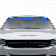Custom Text Windshield Vinyl Decal Sticker for Dodge Charger 2015-2026_2