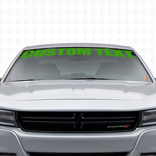 Custom Text Windshield Vinyl Decal Sticker for Dodge Charger 2015-2026_3