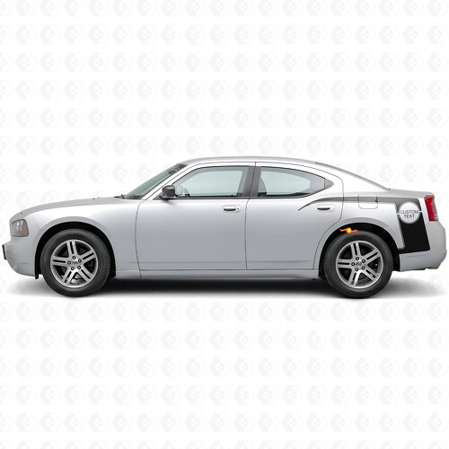 Super Bee Style Custom Bedside Vinyl Decal Sticker for Dodge Charger 2006-2010_1
