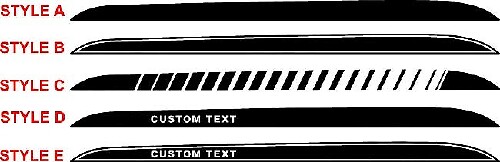 Lower Side Accent Stripe Kit Vinyl Decals Stickers for Ford Mustang 2015-2020