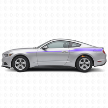Decorated Side Stripes Vinyl Decal Kit for Musclecar Mustang 2015-20_2