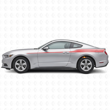 Decorated Side Stripes Vinyl Decal Kit for Musclecar Mustang 2015-20_3