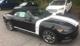 2015 & Up Ford Mustang BOSS Hood & Stripe Kit Vinyl Decals Stickers 