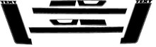 2013 Ford Mustang BOSS Style Side Stripe Kit Vinyl Decals Stickers  4