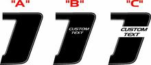 2012 Mustang Factory Style BOSS 302 Style Side Stripes Vinyl Decals Stickers  2