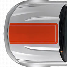 Blackout Outline Hood Stripe Vinyl Decal for Musclecar Musclecarmodel Mach 1 2010-20_4
