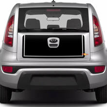 Rear Trunk Vinyl Wrap Decal Sticker for Kia Soul 2