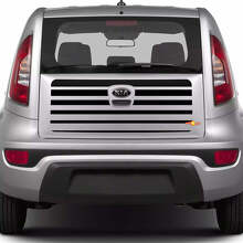 Rear Trunk Vinyl Wrap Decal Sticker for Kia Soul 4