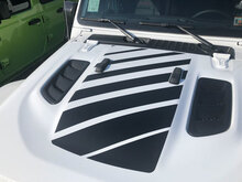 2018 & Up Jeep Wrangler JL Rubicon Hood Sticker Decal 2