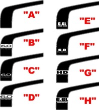 2003-2006 Chevrolet Silverado Retro Camaro SS Vinyl Decals Stickers  3