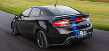 2013 & Up Dodge Dart Offset Style Rally Stripe Kit 2