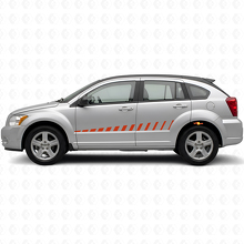 Strobe Style Side Stripes Vinyl Decal Kit for Dodge Caliber 2007+_4