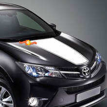 2013 & Up Toyota Rav4 Adventure Series Hood Blackout Sticker Decal 2