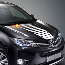 2013 & Up Toyota Rav4 Adventure Series Hood Blackout Sticker Decal 3