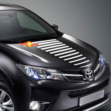 2013 & Up Toyota Rav4 Adventure Series Hood Blackout Sticker Decal 4