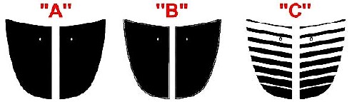 Hood Blackout Stripe Kit for Dodge Dart