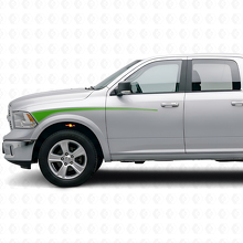 Outline Stripes Front Fender & Door Vinyl Decal Kit for Dodge Ram 2009+_3