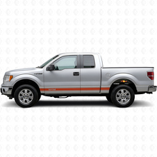 Custom Outline Stripes Rocker Panel Vinyl Decals Kit for Musclecar truck 2009-20_4