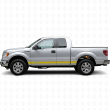 Custom Outline Stripes Rocker Panel Vinyl Decals Kit for Musclecar truck 2009-20_5