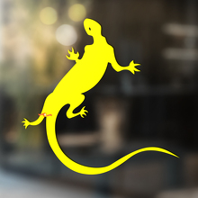 Gecko Lizard Vinyl Art Wall  Window Bathroom Sticker Decal #1_3