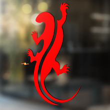 Gecko Lizard Vinyl Art Wall  Window Bathroom Sticker Decal #3_4